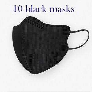 10 Masks, i.stal, KF94 masks made in Korea, Black